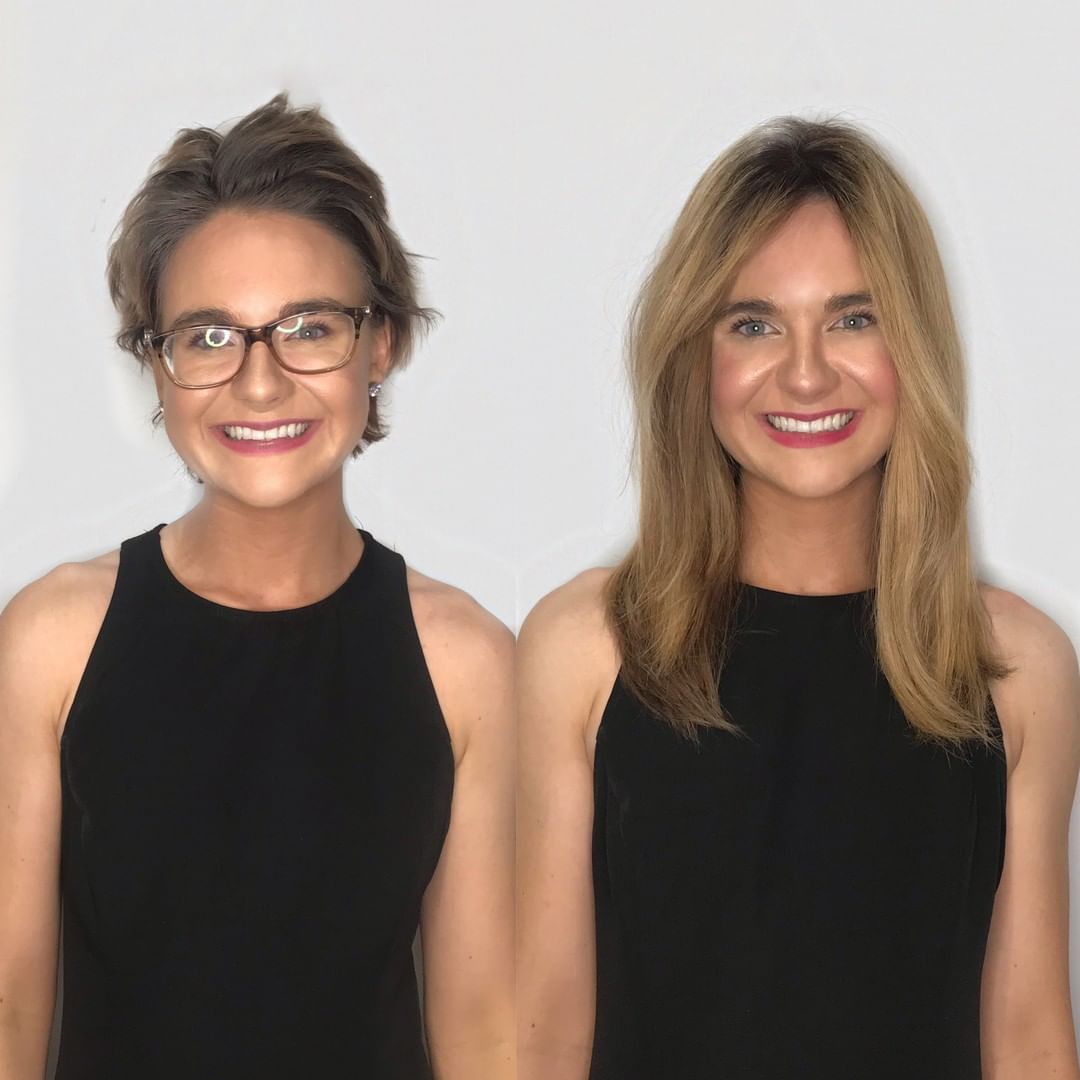 Hair extensions for short hair at Hair Extension Experts Johannesburg